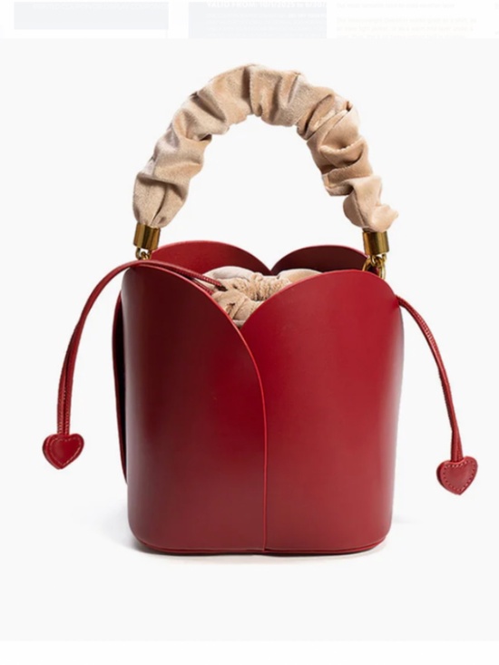 Verano Hill Willow Bucket Handbag Red NWOT - Picture 1 of 7